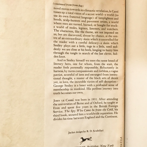First Edition Tinker, Tailor. Soldier, Spy by John Le Carré - Picture 3 of 5